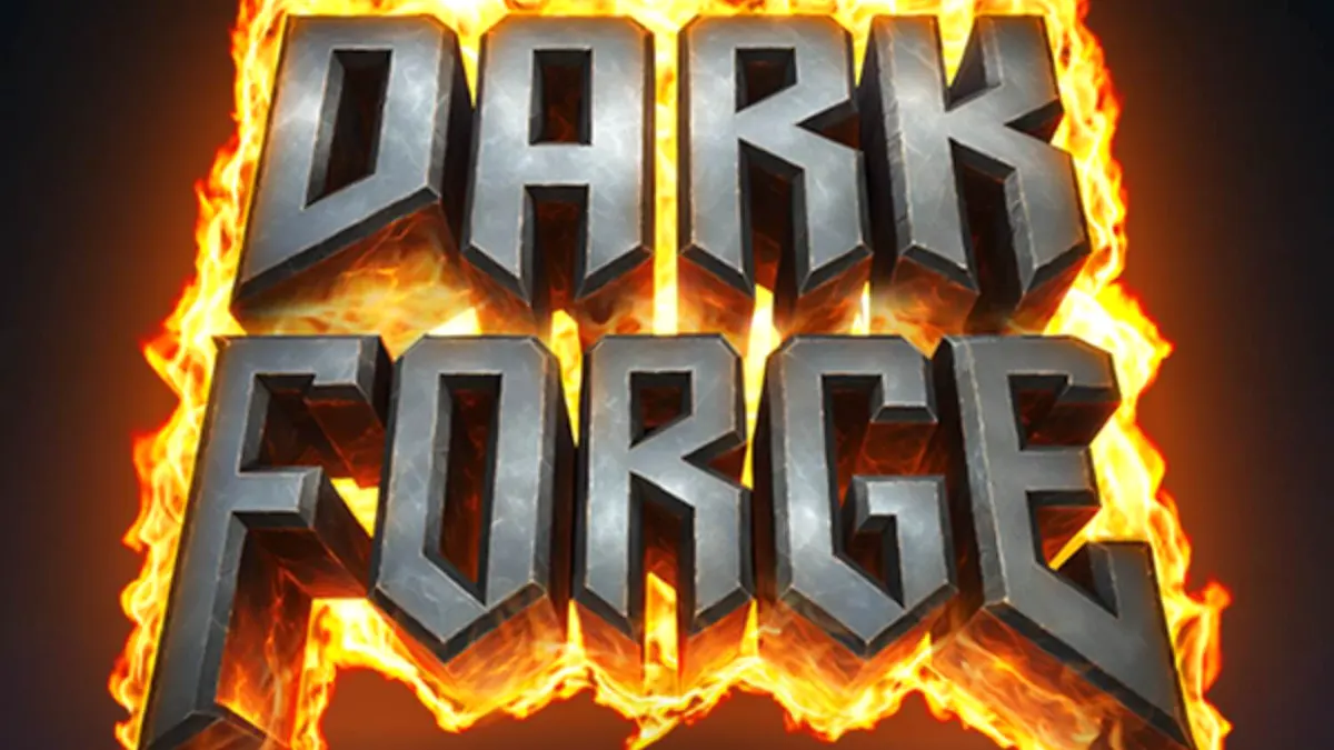 Cenário da forja demoníaca no slot Dark Forge